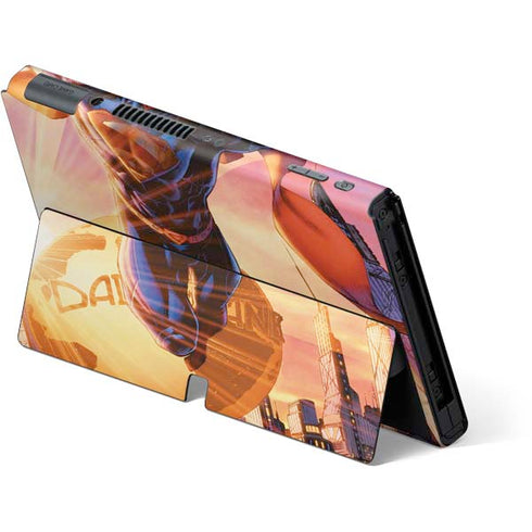 DC Comics Superman Unchained #1 75th Anniversary Cover Art by Jim Lee Nintendo Switch OLED (2021) Skin